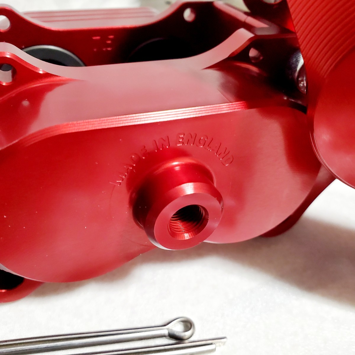 ローバーミニ アルミ４ＰＯＴ １０インチキット ローバーミニ ブレーキ コンバージョン キットBMC ＲＯＶＥＲ MINI COOPER 赤色の画像7