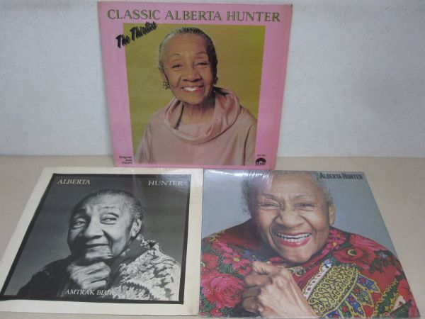 LP・ALBERTA HUNTER USA盤 3セット・THE THIRTIES ST-115 1978年他、再発盤2枚・A03-53_画像1