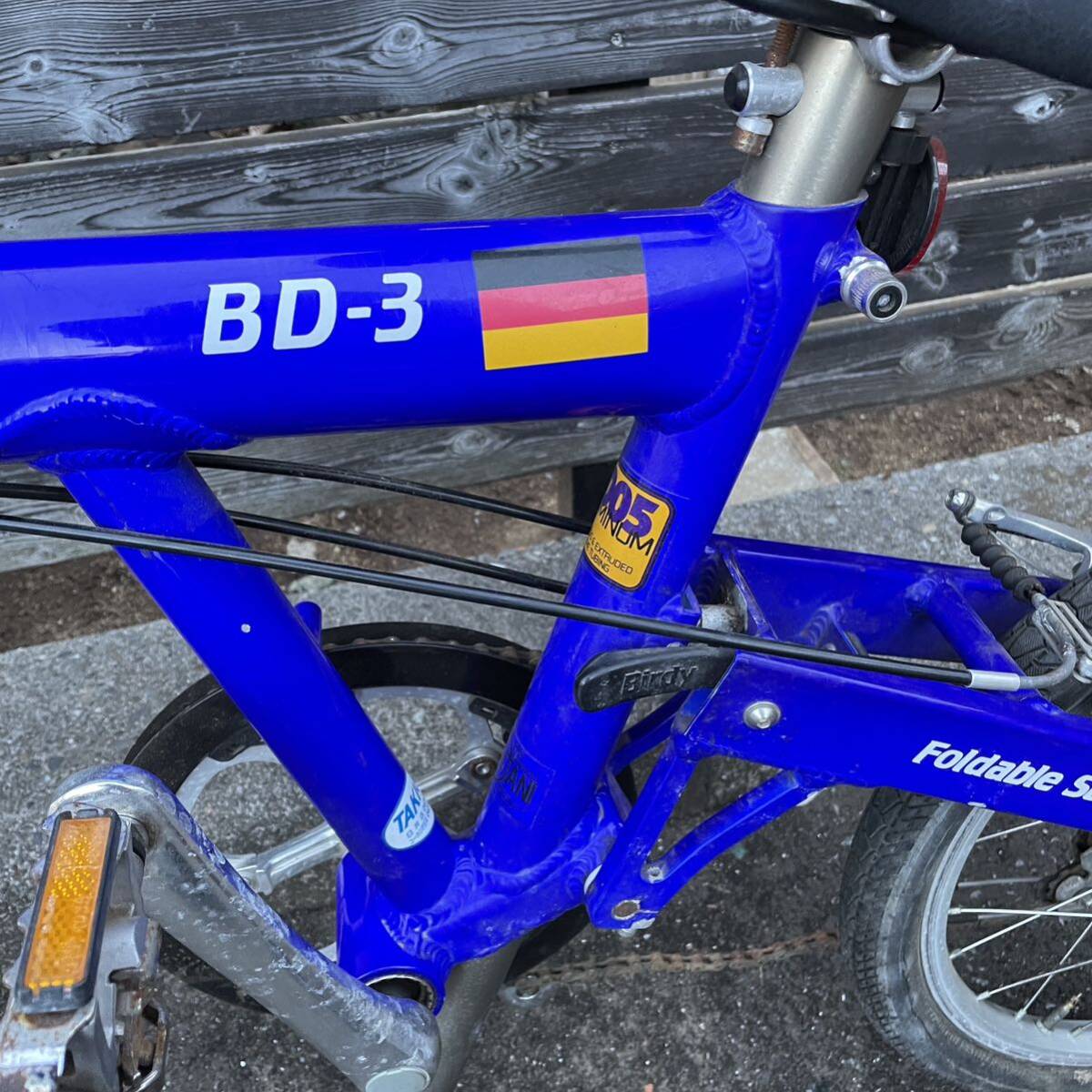 直接引き取り歓迎！r&m BD-3 折りたたみ自転車 ブルー 21速ギア ライズアンドミューラー _画像6