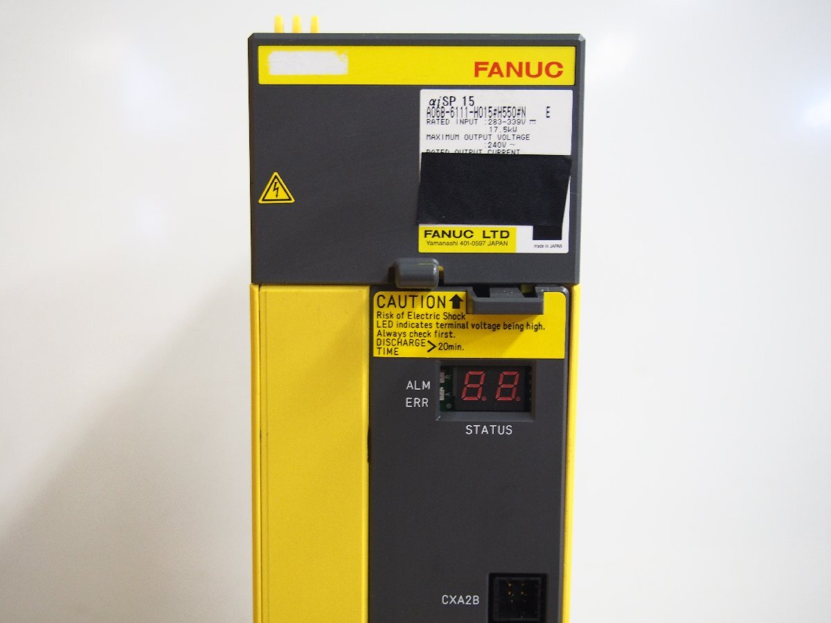 ☆【1T0312-31】 FANUC ファナック A06B-6111-H015#H550#N E サーボアンプ ジャンク_画像2