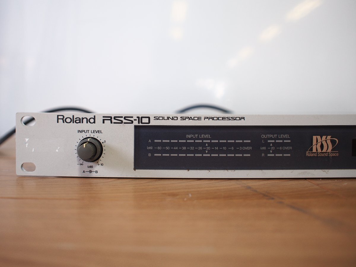 ☆【1T0313-6】 Roland ローランド RSS-10 100V サウンドスペースプロセッサー ボス ジャンク の画像3