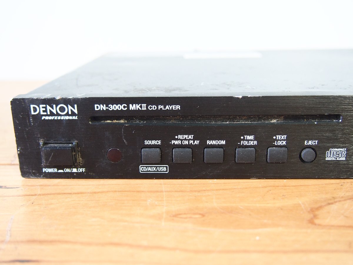 ☆【1T0301-16】 DENON  Denon   DN-300C MKⅡ CD плеер    продаю как нерабочий  