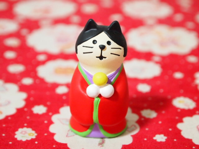 SALE　かぐや姫猫　DECOLE　concombre　ミニチュア_画像1