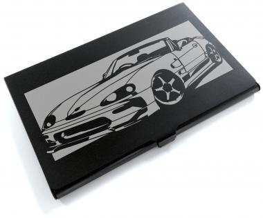 ブラックアルマイト「スズキ(SUZUKI) カプチーノ 」切り絵デザインのカードケース[CC-034]_画像1