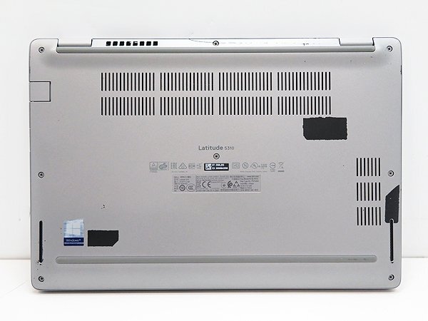 〇DELL Latitude 5310【第10世代Core i7 10610U/メモリ16GB/新品SSD256GB(NVMe)/Win10Pro/無線LAN/webカメラ/AC付属】_塗装はげなどがあります。