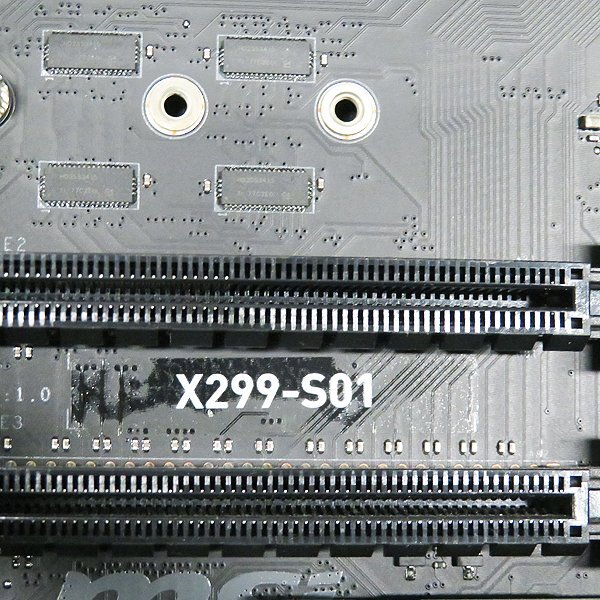 ◇ Mouse Computer マウスコンピューター DAIV-DGX750H1-SH5【Core i7-7820X 3.6GHz/64GB/SSD 512GB/HDD 3TB/Win11/GeForce GTX 1080Ti】_マザーボードの型番です。