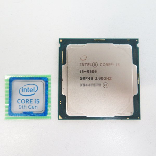 〇Intel Core i5 9500【SRF4B/3.00GHz/LGA1151/6コア6スレッド/CPU】_画像1
