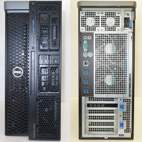 ◆DELL PRECISION 7820【Xeon Gold 5120(2.20GHz 14コア28スレッド)x2/64GB/512GB(M.2 DELL FlexBay)+1TB(HDD)/Quadro P600/Win10】_画像2