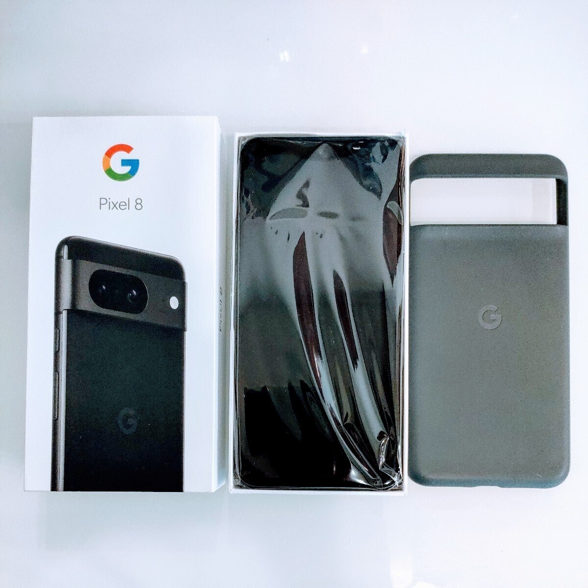 Google pixel8 128GB SIMフリー docomo au ソフトバンク 極美品 ブラックObsidian 判定◎ 一括支払い済 ◎新品短期試用 _画像1