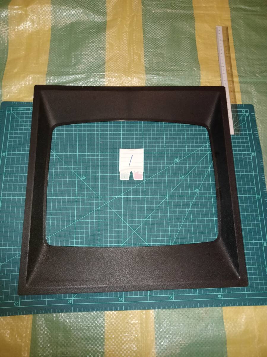 CRT escutcheon 16 -inch? Brown tube monitor table case 