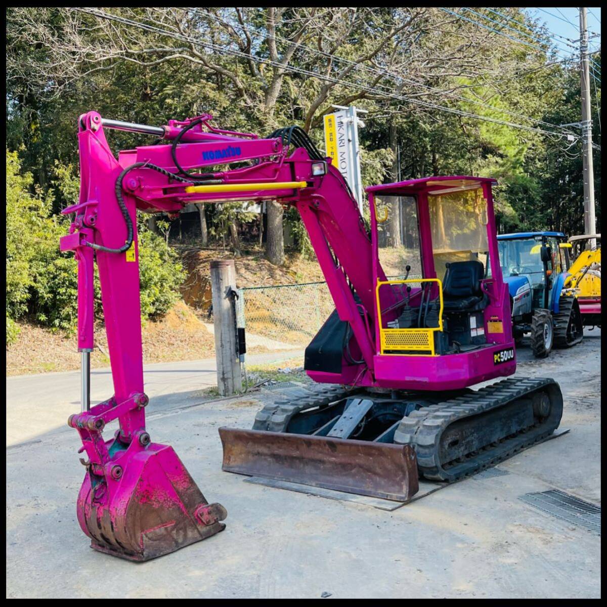 KOMATSU コマツ PC50UU-1★ミニユンボ★油圧ショベル★5tクラス★1840時間★倍速★茨城県石岡市発! 現状販売！売り切り！下取り可能！の画像1