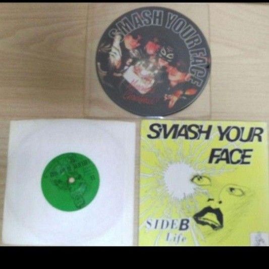 SMASH YOUR FACE/1,2,4ndシングルレコード 