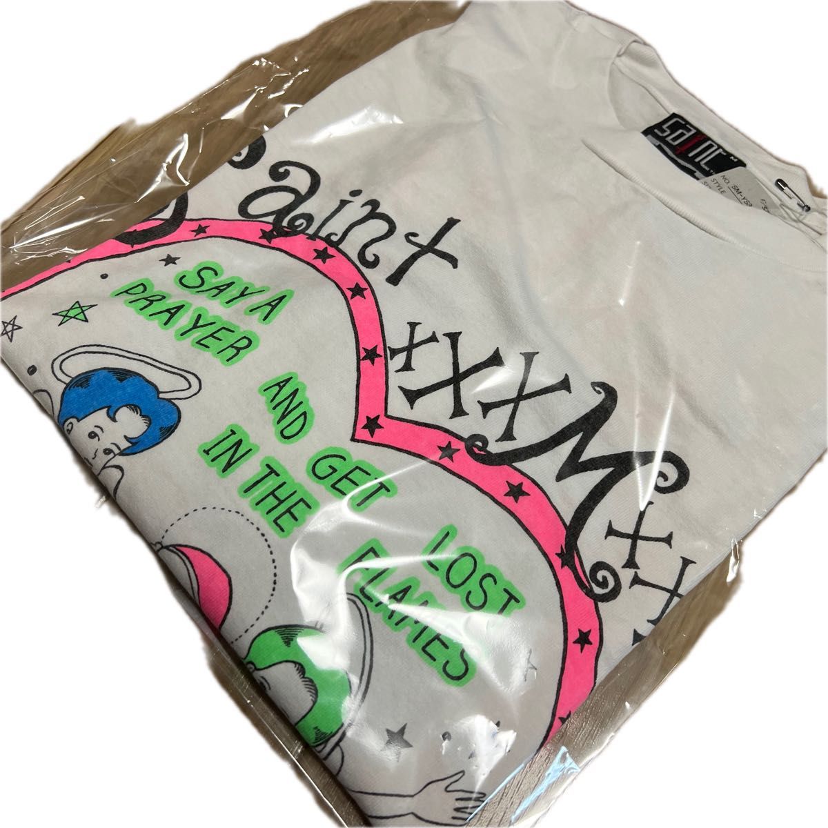 24ss SAINT M×××××× LS TEE PINK HEART セントマイケル 少年 24ss SAINT M×××××× LS TEE PINK HEART セントマイケル 少年