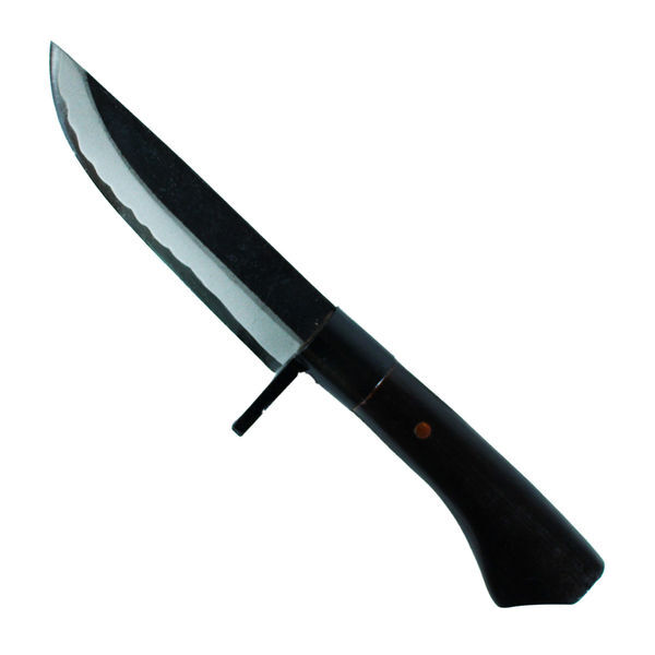 イトー 赤鯱 バトニングナイフ150mm 黒打 白紙 薪割り ナタ 鉈 4962308011446の画像2