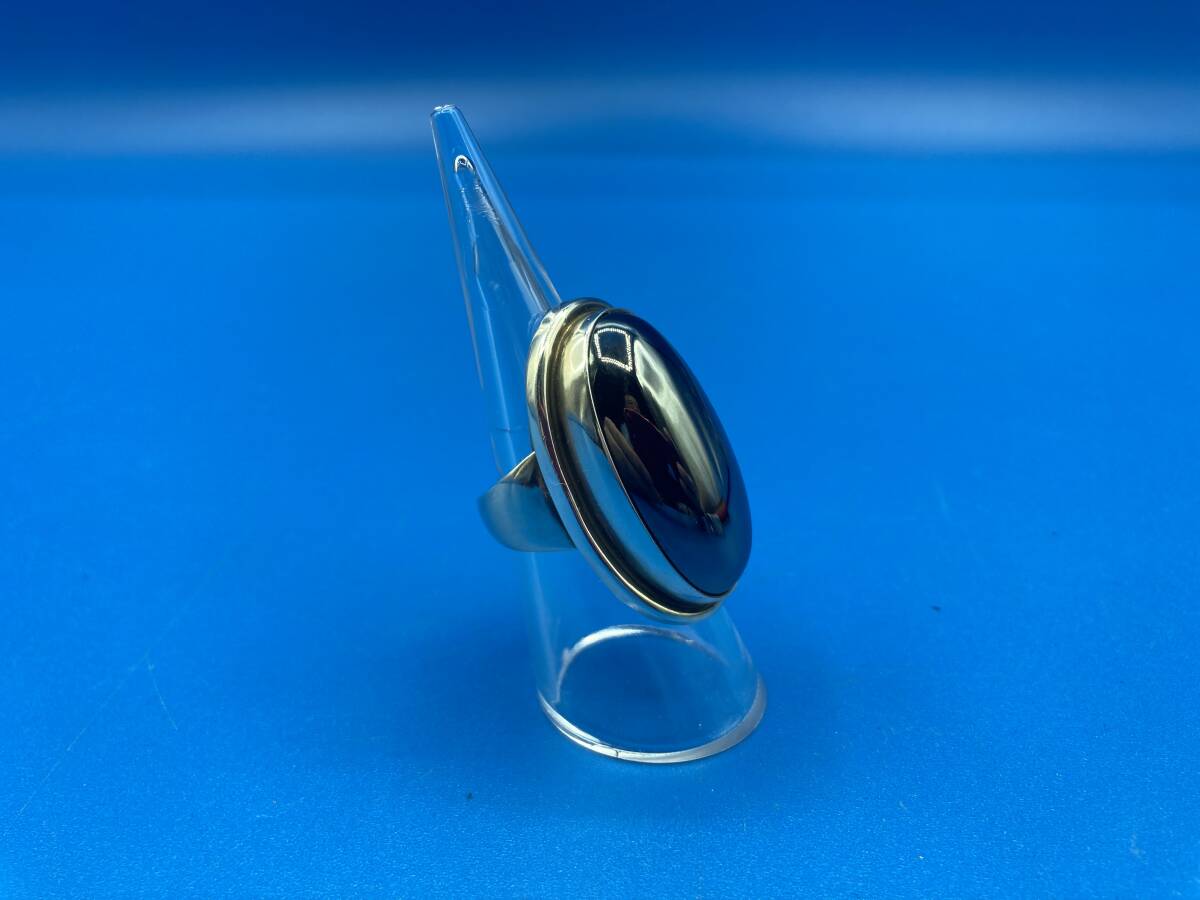 【used 箱あり 保管品】GEORG JENSEN ジョージジェンセン ★リング④ ★SV925 ★サイズ 11号 / 重量 23.8g　★石 29.0×15.5mm_画像2