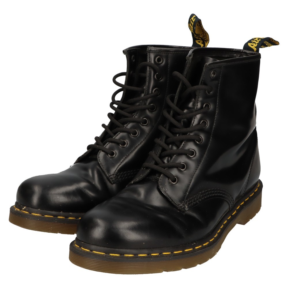 Dr.Martens ドクターマーチン Air Wair 8ホール レザーハイカットブーツ 革靴 ブラック_画像3