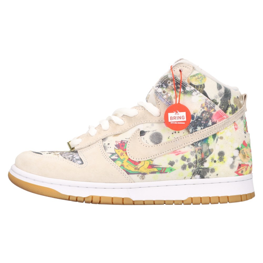 シュプリーム 23AW×ナイキDUNK HIGH OG シュプリーム ダンクハイ ラメルジー ハイカット スニーカー FD8779-100 ホワイト US9.5/27.5cm_画像1