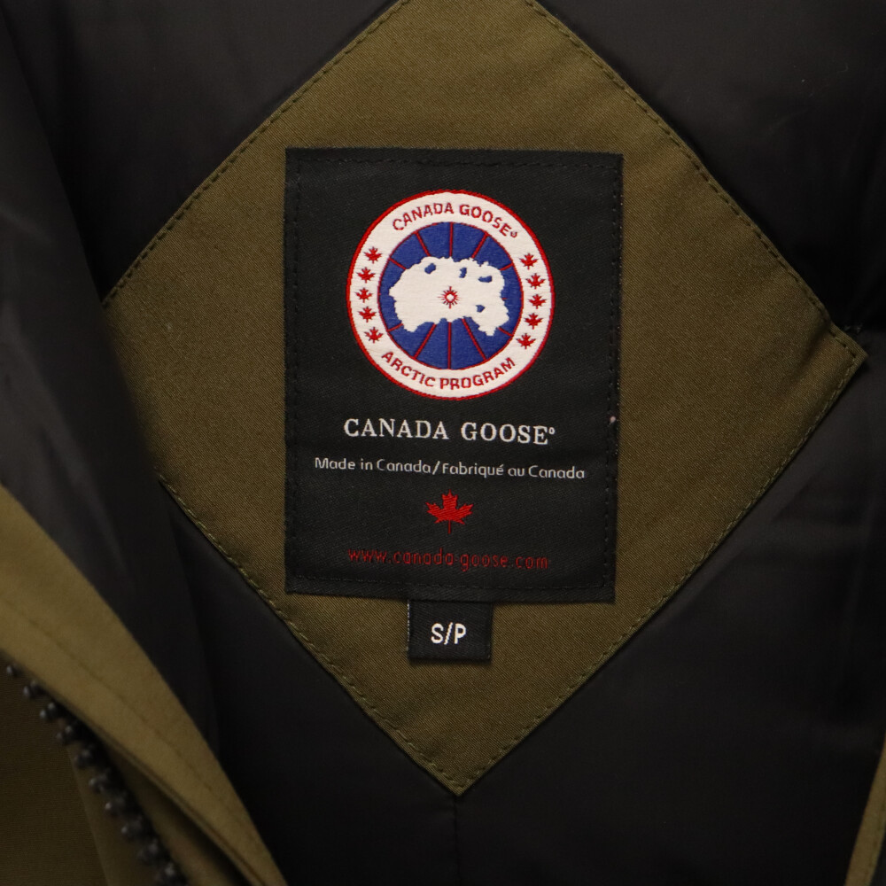 CANADA GOOSE カナダグース JASPER PARKA ジャスパーパーカ ファー付き ナイロンダウンジャケット カーキ 3438JM_画像5