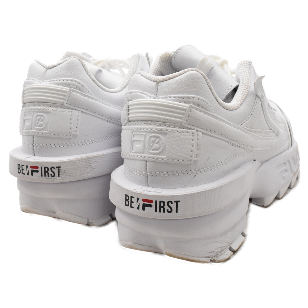 FILA フィラ×BE:FIRST ビーファスト Disruptor II EXP ディスラプター ローカットスニーカー ホワイト WSS23023-125 US9.5/27.5cm_画像4