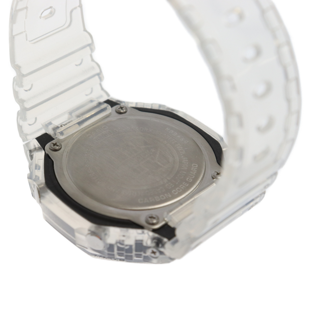 CASIO G-SHOCK カシオ ジーショック 40th ANNIVERSARY CLEAR REMIX クリア リミックス 時計 ウォッチ クリア GA-2140RX-7AJR_画像5