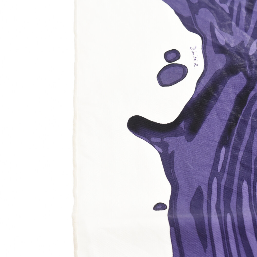 HERMES エルメス PEINTURE FRAICHE ペンキ塗りたて スカーフ シルク カレ90_画像4