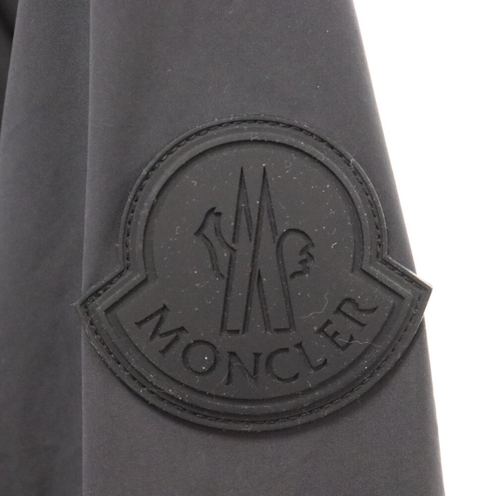 MONCLER モンクレール 22AW CARLES カルレス ナイロンジャケット ジップアップ パーカー ブラック G10911A75000_画像4