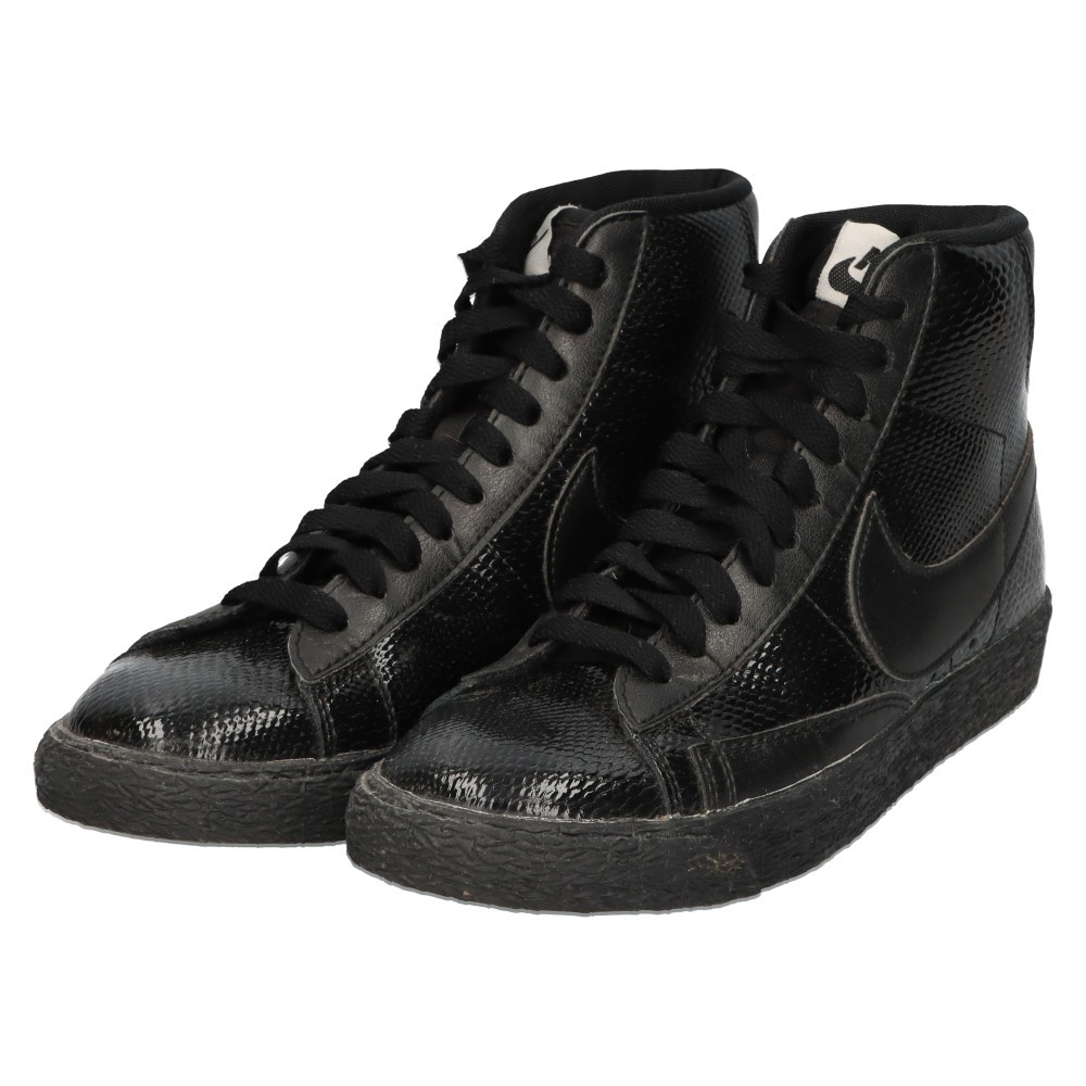 NIKE ナイキ WMNS Blazer MID LTR PRM ブレーザーミッド レザープレミアム ハイカットスニーカー US6/23cm 685225-001_画像3