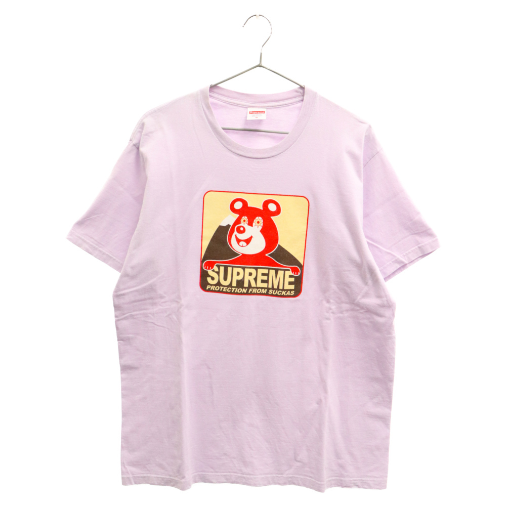 SUPREME シュプリーム 20AW Bear Tee ベアープリント半袖Tシャツ カットソー パープル