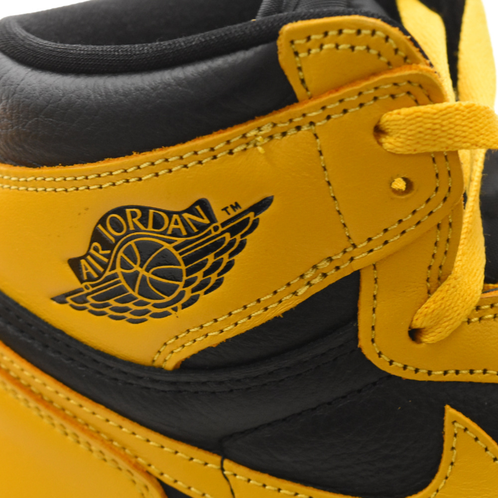 NIKE ナイキ AIR JORDAN1 RETRO HIGH OG Pollen エアジョーダン1 ハイカットスニーカー パラン イエロー/ブラック US10/28cm 555088-701_画像7