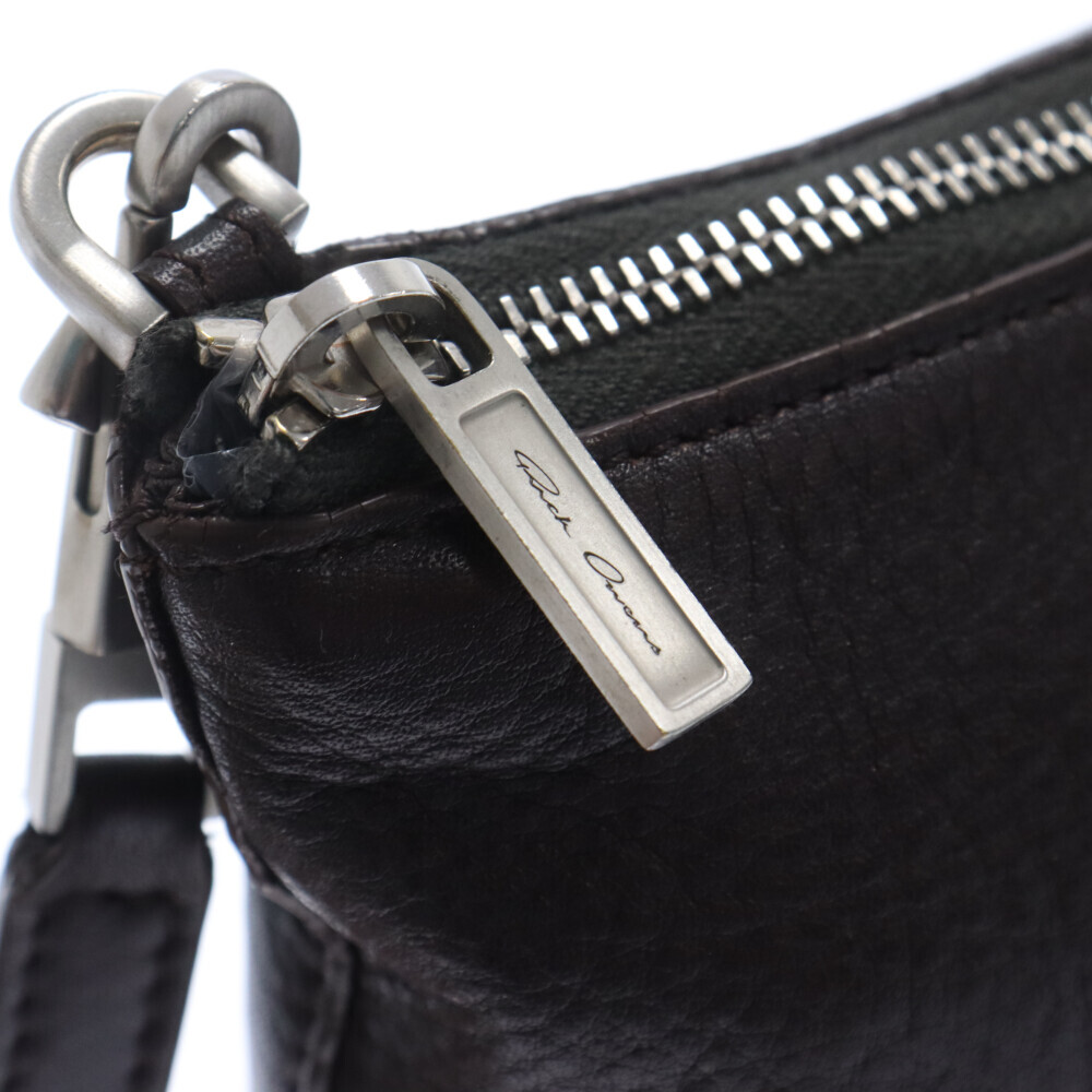 Rick Owens リックオウエンス 22SS Small Adri Bag スモール レザー ショルダー バッグ ブラウン_画像5