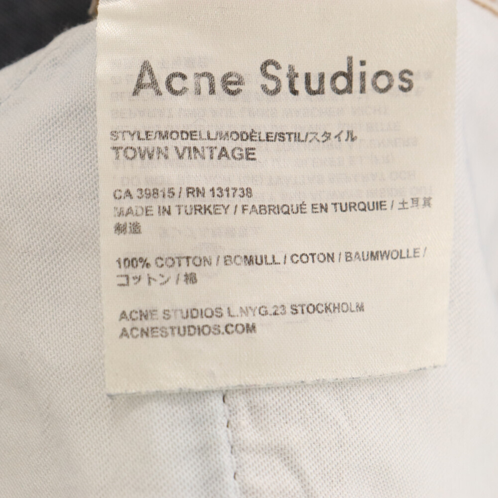 Acne Studios Acne stay Dio sTOWN VINTAGE button fly Denim pants indigo W32