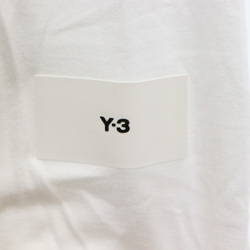 Y-3 ワイスリー MOCK NECK TEE モックネック 長袖Tシャツ ホワイト IB4774_画像5