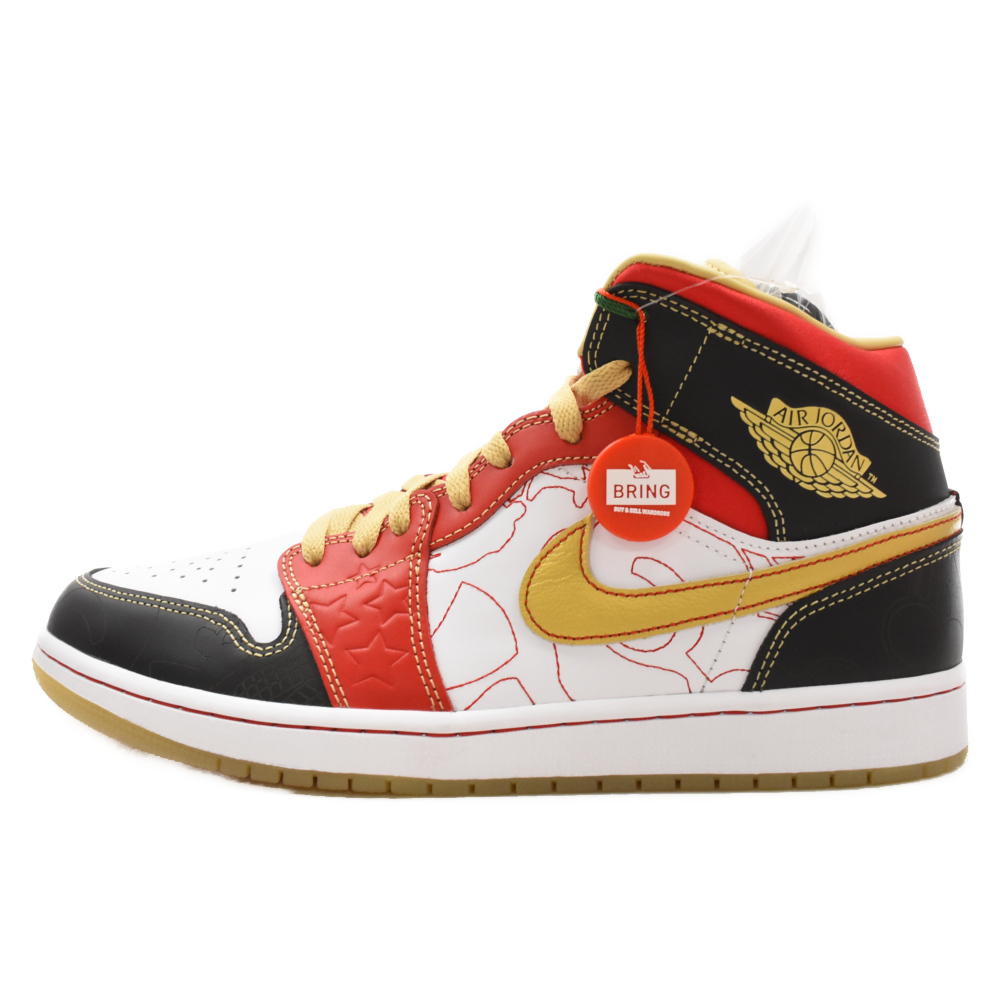 NIKE ナイキ AIR JORDAN 1 MID XQ エアジョーダン1 ミッドカットスニーカー ブラック/レッド/ホワイト US11/29.0cm DV0576-176