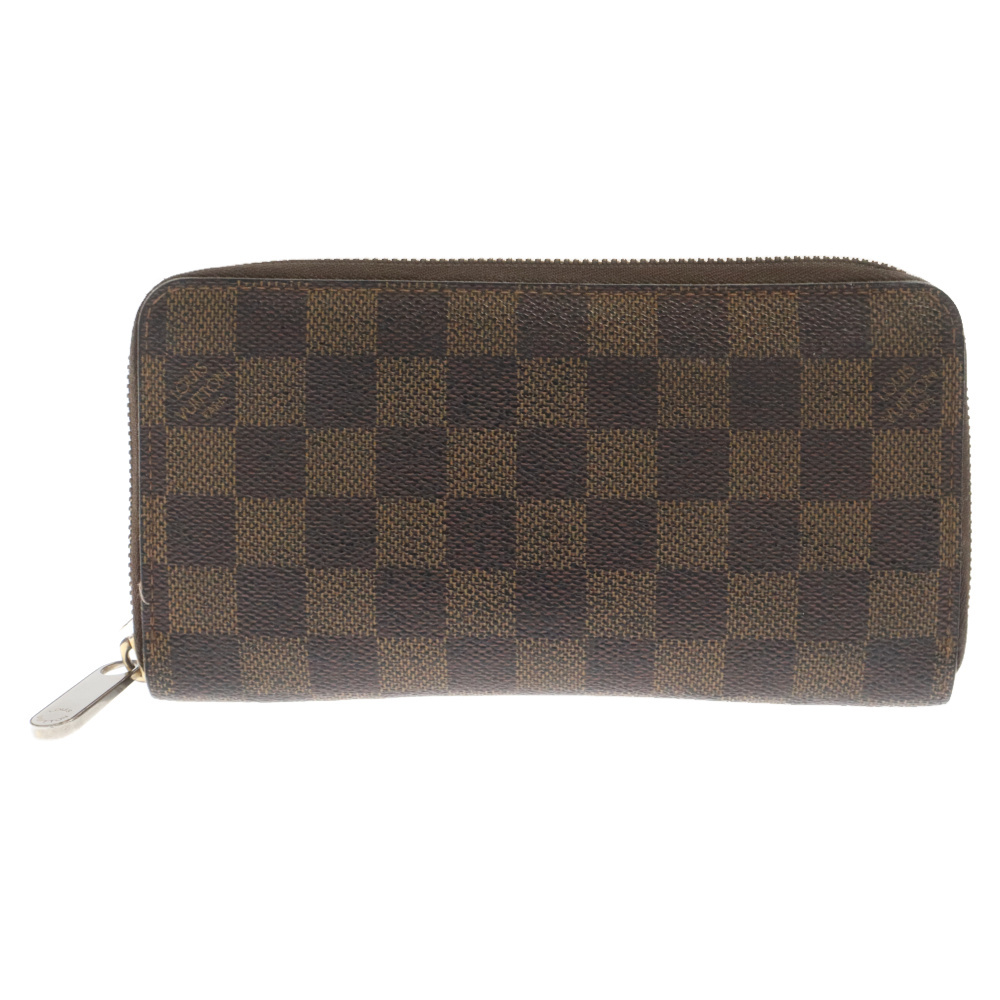 LOUIS VUITTON ルイヴィトン ジッピーウォレット ダミエ ラウンドジップ ロングウォレット 長財布 ブラウン M41661_画像1