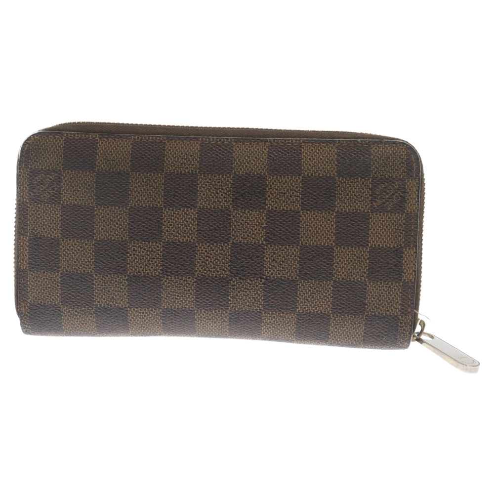 LOUIS VUITTON ルイヴィトン ジッピーウォレット ダミエ ラウンドジップ ロングウォレット 長財布 ブラウン M41661_画像2