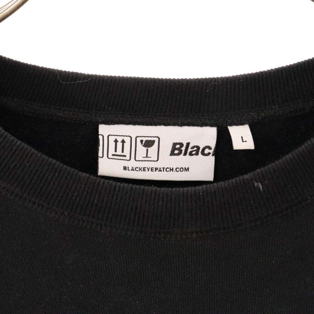 THE BLACK EYE PATCH ブラックアイパッチ ALL CITY CREW SWEAT フロントロゴ刺繍 スウェットトレーナー_画像6