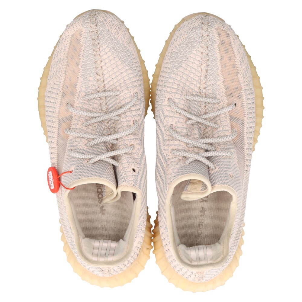 アディダス YEEZY BOOST 350 V2 SYNTH NON-REFLECTIVE イージーブースト 350 V2 ローカットスニーカー グレー/ピンクUS10/27cm FV5578_画像5