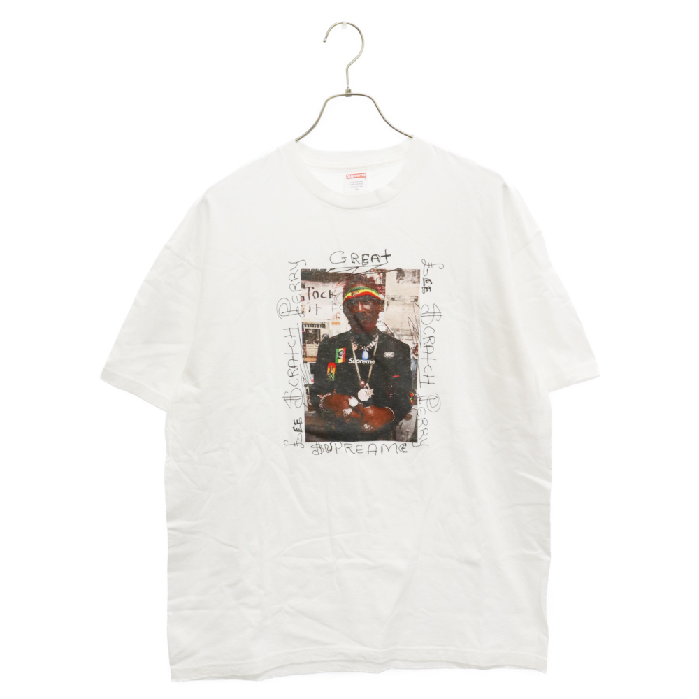 SUPREME シュプリーム 10SS Lee Scratch Perry Photo Tee リー スクラッチ ペリー フロントフォトプリント半袖Tシャツ ホワイト_画像1