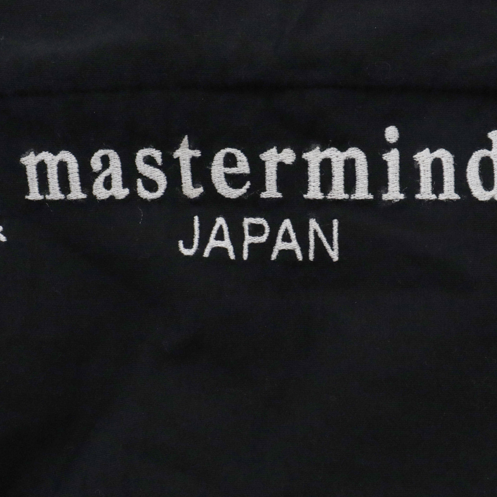 mastermind JAPAN マスターマインドジャパン ドッキング フーディー チェック 長袖シャツ ジャケット ブラック/ネイビー MJ20E04 SH030 005_画像5