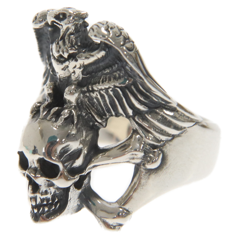 SUBCULTURE サブカルチャー EAGLE SKULL RING イーグルスカルリング SV950 シルバー 18号_画像1