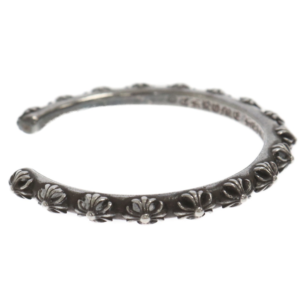 CHROME HEARTS クロムハーツ BANGLE CROSS クロスバンド シルバーブレスレット バングル シルバー_画像3