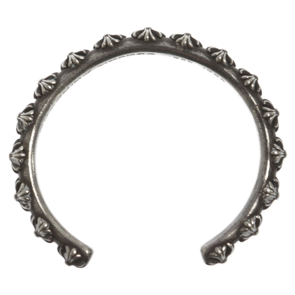 CHROME HEARTS クロムハーツ BANGLE CROSS クロスバンド シルバーブレスレット バングル シルバー_画像6