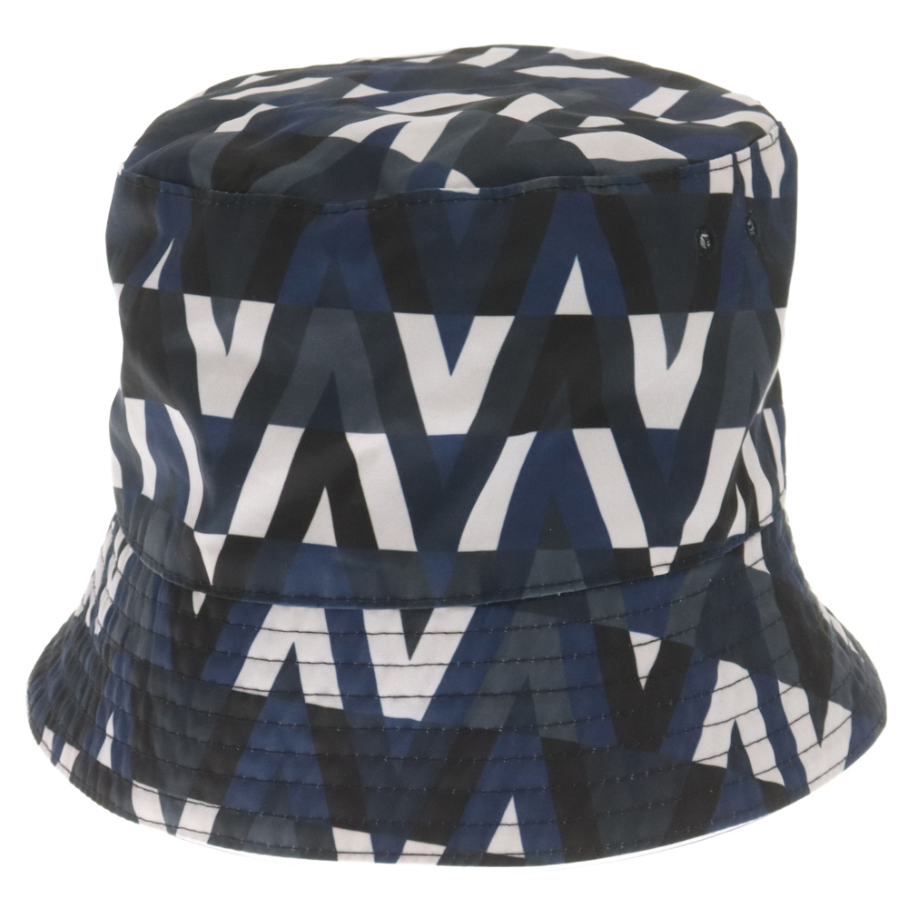 VALENTINO ヴァレンチノ REVERSIBLE BUCKET HAT リバーシブル バケットハット ネイビー/ホワイト XY2HGA14EBQ_画像1