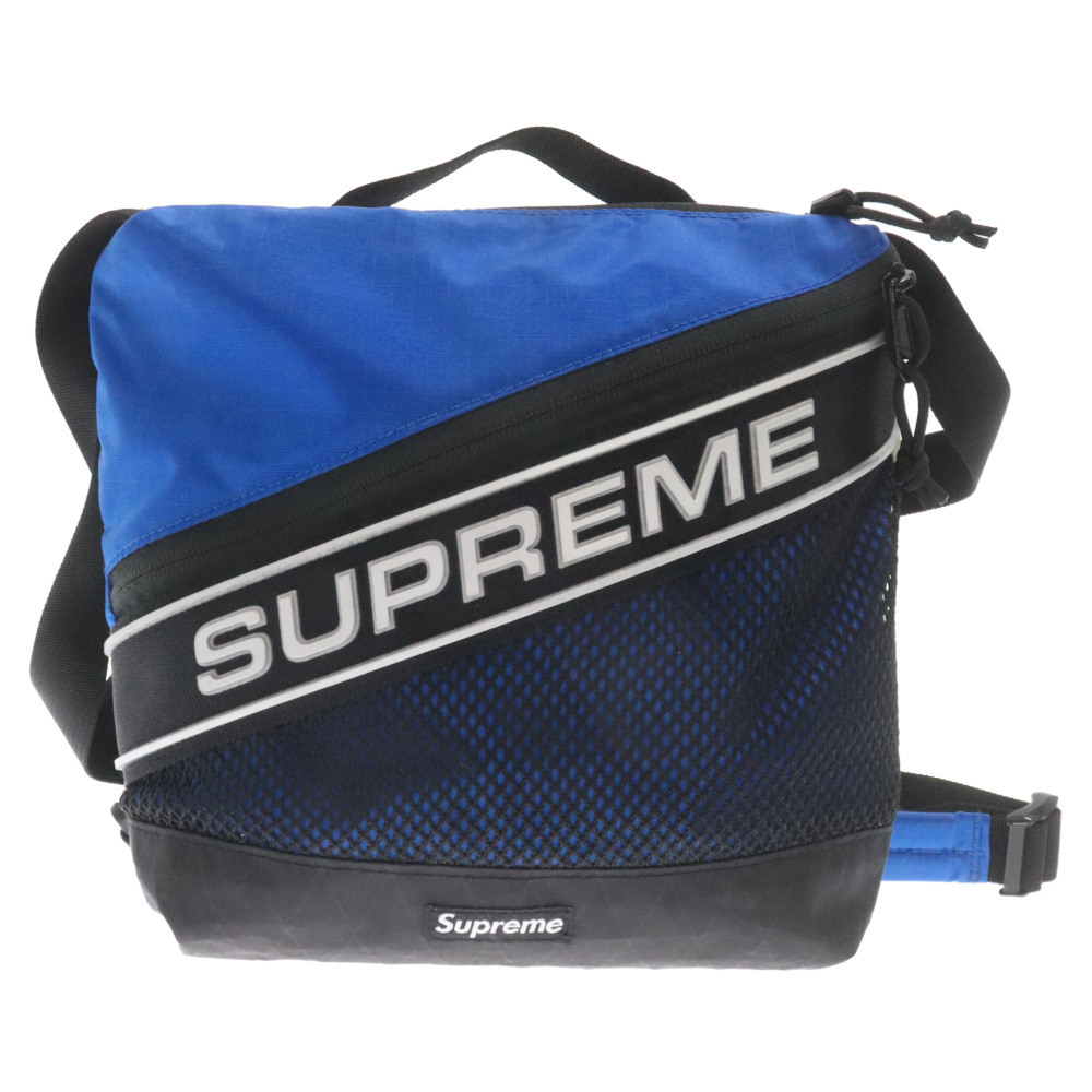 SUPREME シュプリーム 23AW Sholder Bag ショルダーバッグ ブラック/ブルー_画像1