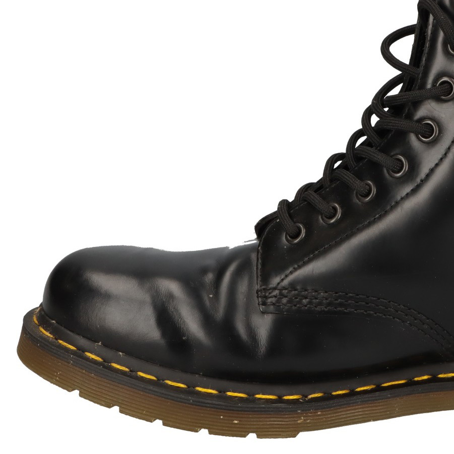 Dr.Martens ドクターマーチン Air Wair 8ホール レザーハイカットブーツ 革靴 ブラック_画像6