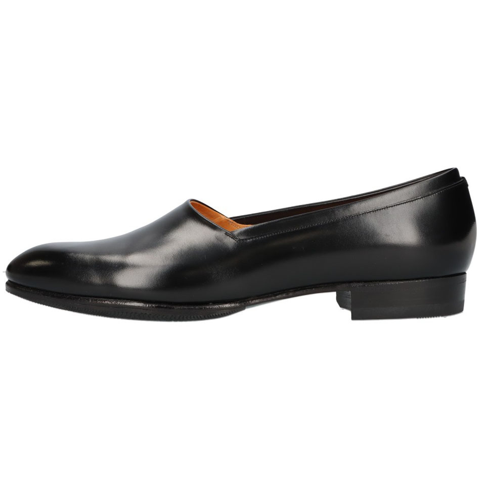 CALMANTHOLOGY カルマンソルジー SLIP ON CUT スリップオンカット ローカットドレスシューズ 8_001 ブラック UK7.5