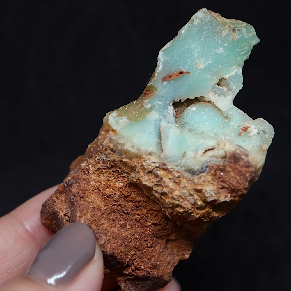 【送料無料】クリソプレーズ 緑玉髄 オーストラリア産 66g CSP017 原石　天然石　鉱物_画像3