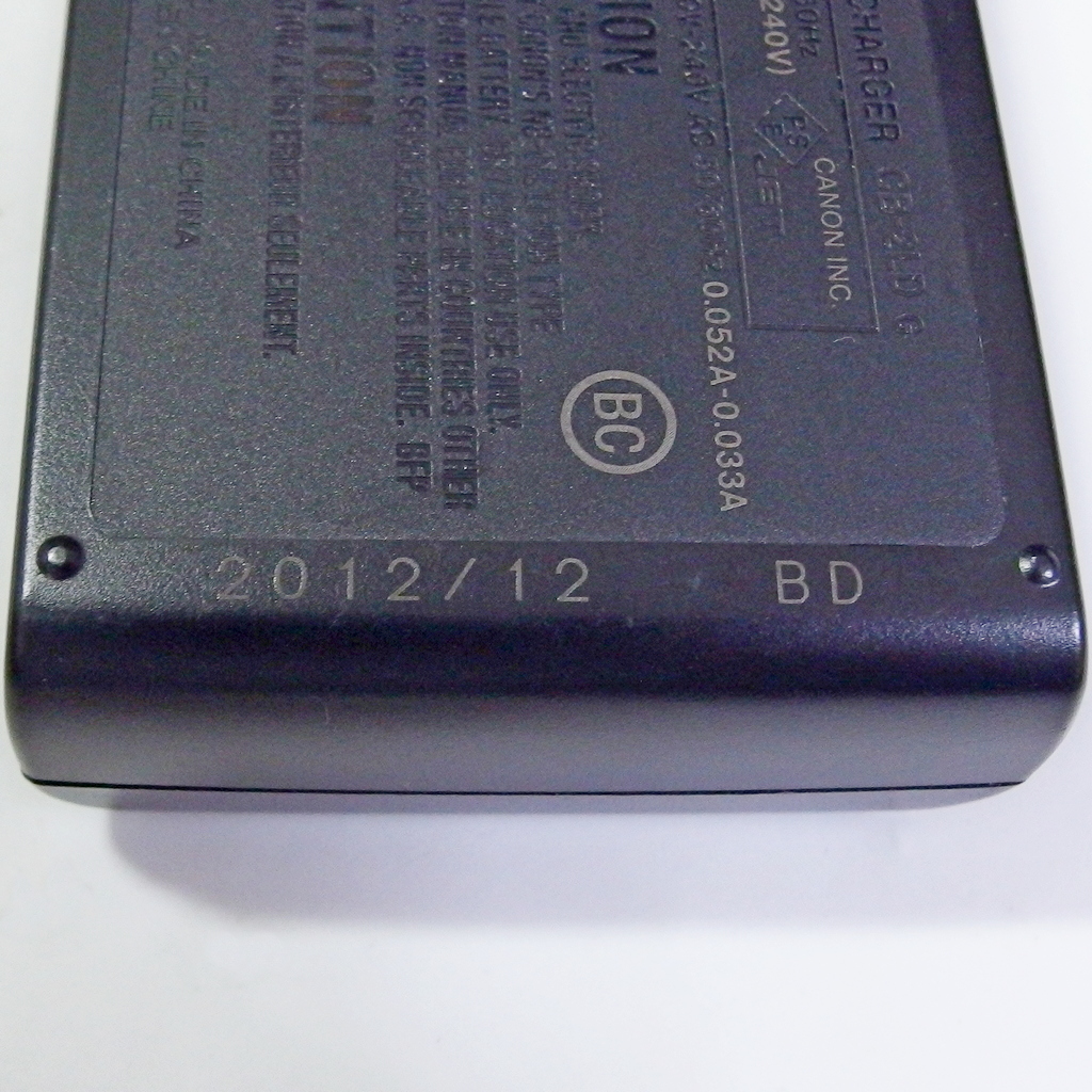 即決 送料140円から Canon キャノン 純正 充電器 CB-2LD (CB-2LF 同等品) ★充電動作確認済み_画像9