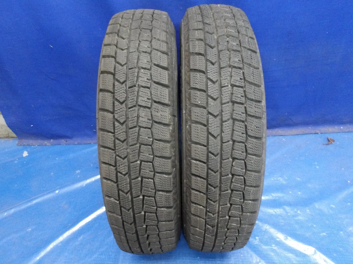 『DUNROP　ダンロップ　WINTERMAXX WM02　ウィンターマックス　145/80R13　2022年製　冬タイヤ　スタッドレスタイヤ　2本セット』_画像1