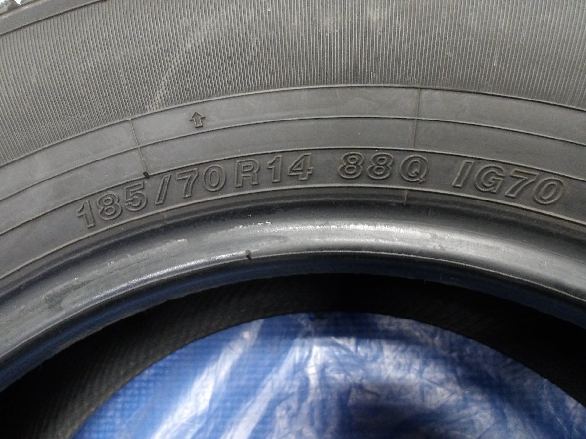 『YOKOHAMA　ヨコハマ　ICE GUARD IG70　アイスガード　185/70R14　2022年製　冬タイヤ　スタッドレスタイヤ　4本セット』_画像8